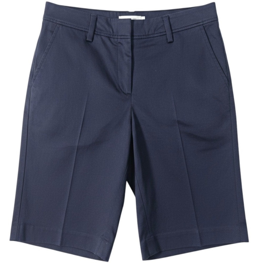 Talbots Perfect Short 13" Navy Blue Bermuda Shorts Womens Size 6 NWT Preppy